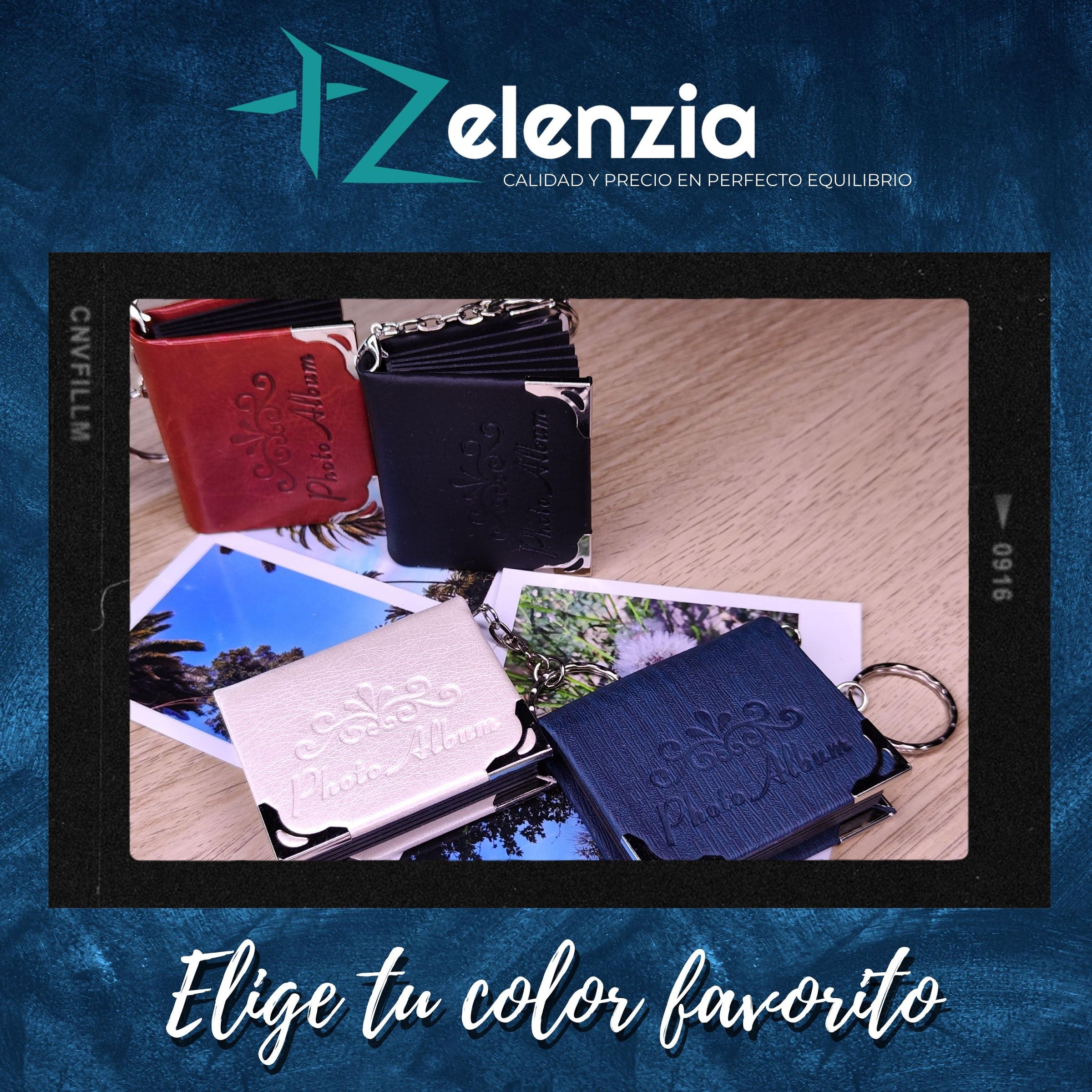 Imagen de ficha con los cuatro colores del llavero y el texto «Elige tu color favorito».